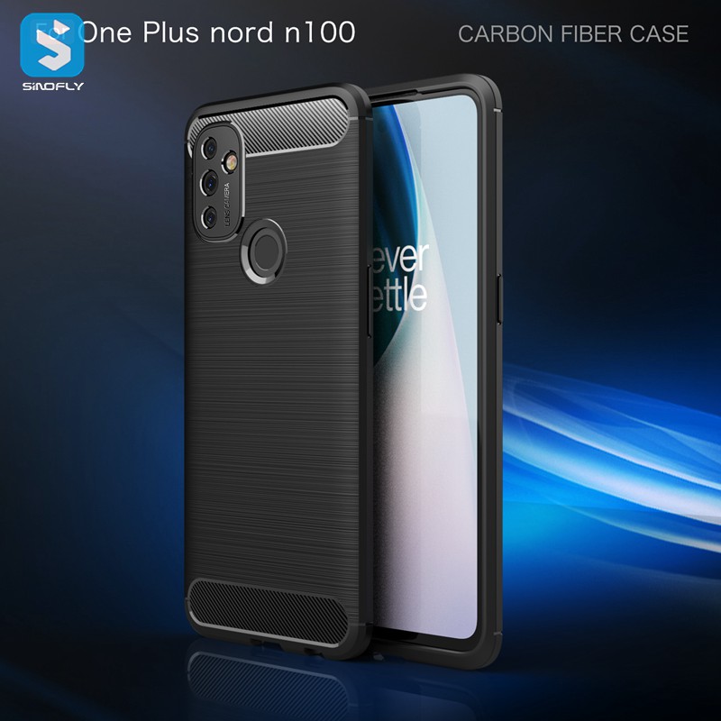Carbon fiber TPU Phone case for OnePlus  Nord N100